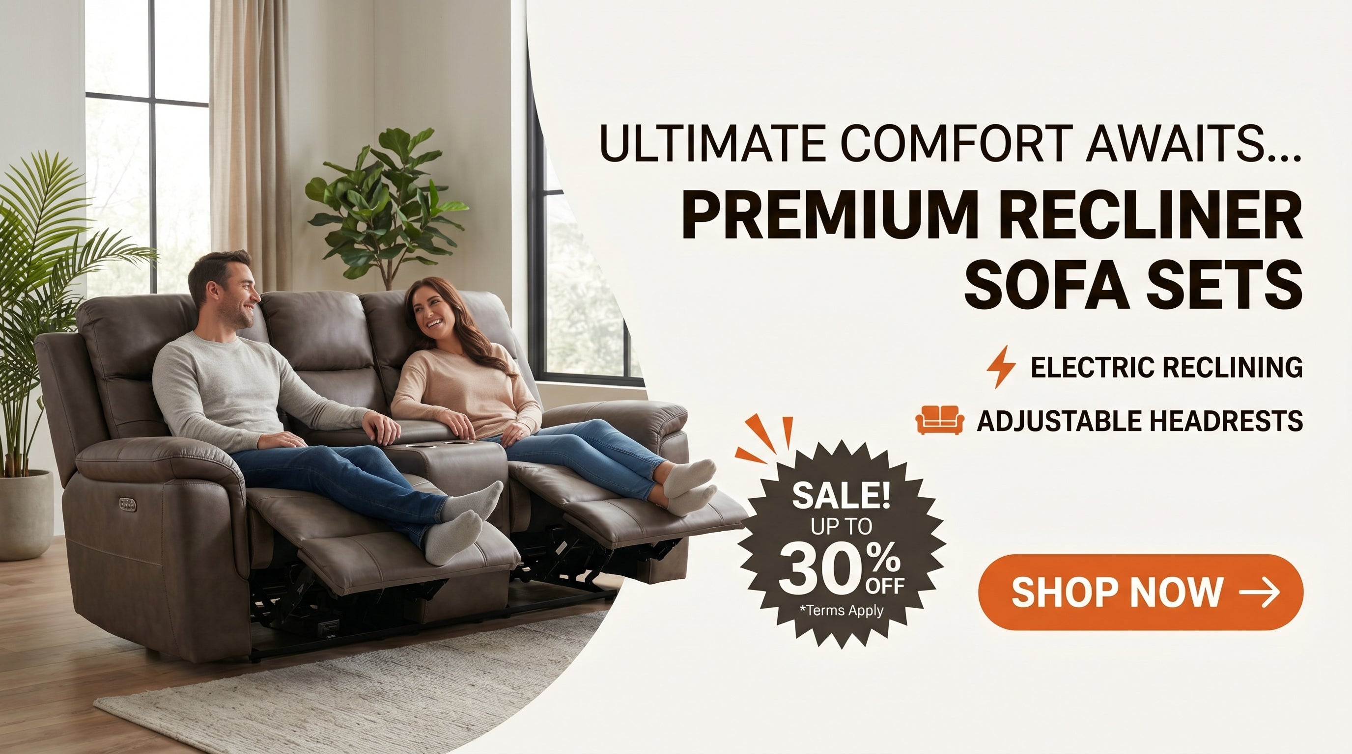 Recliner Sofa Set