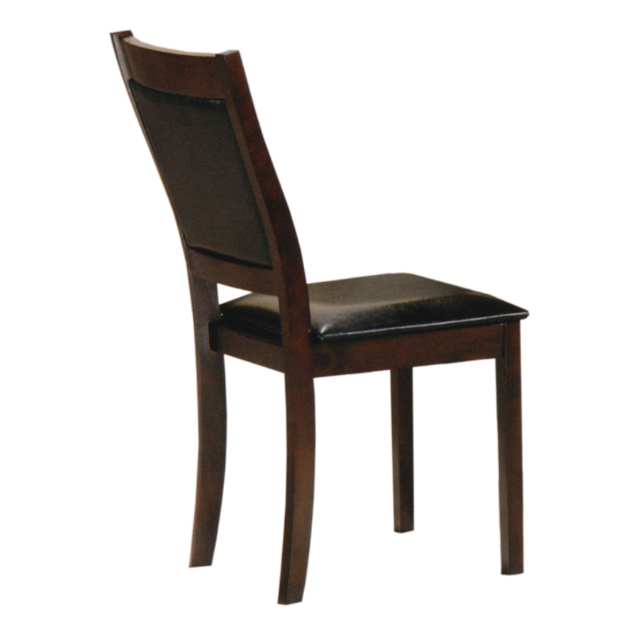 Espresso Wooden Dining Table With 4 Chairs 1060 C-1064