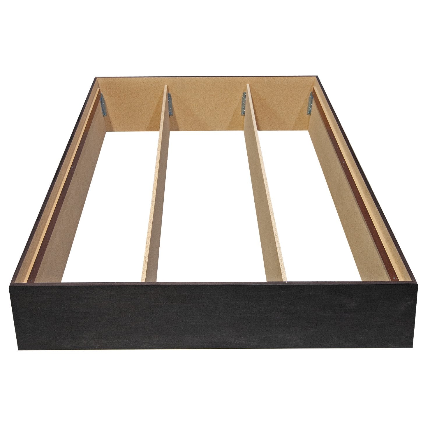 Canadian Made Platform Bed With Bookcase Headboard 1101