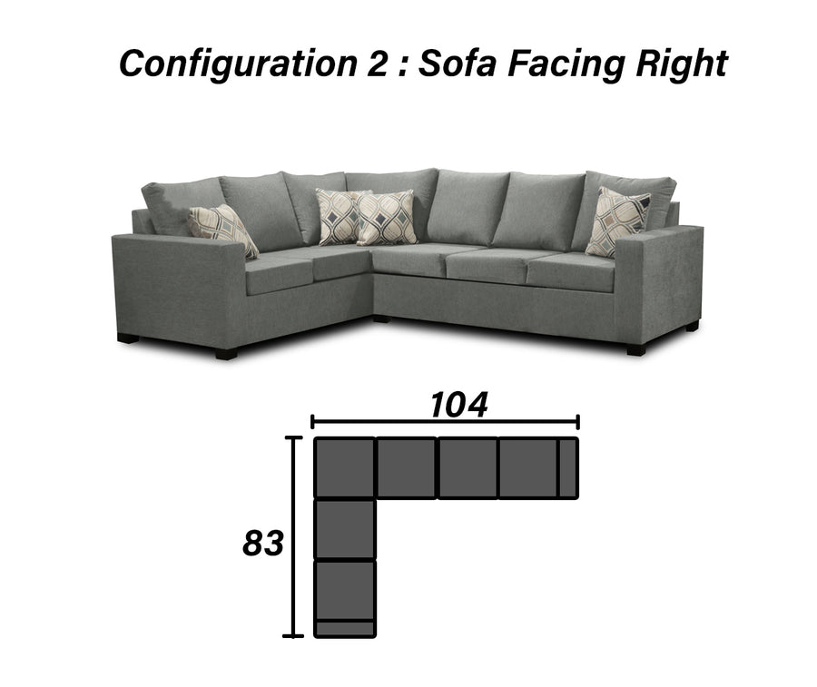 Canadian Made Sectional Sofa 1406