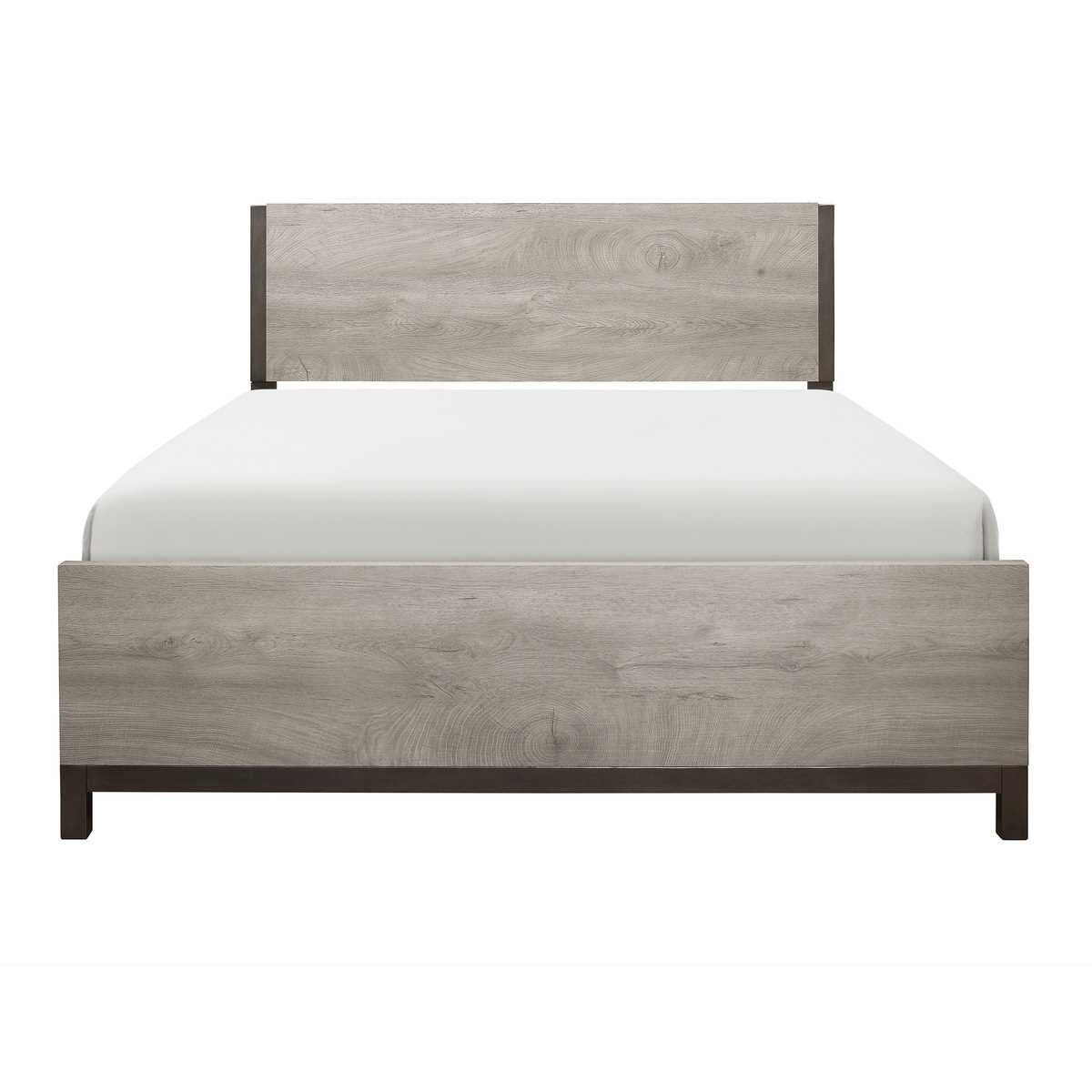 Zephyr Wooden Bedroom Set Light Grey 1577