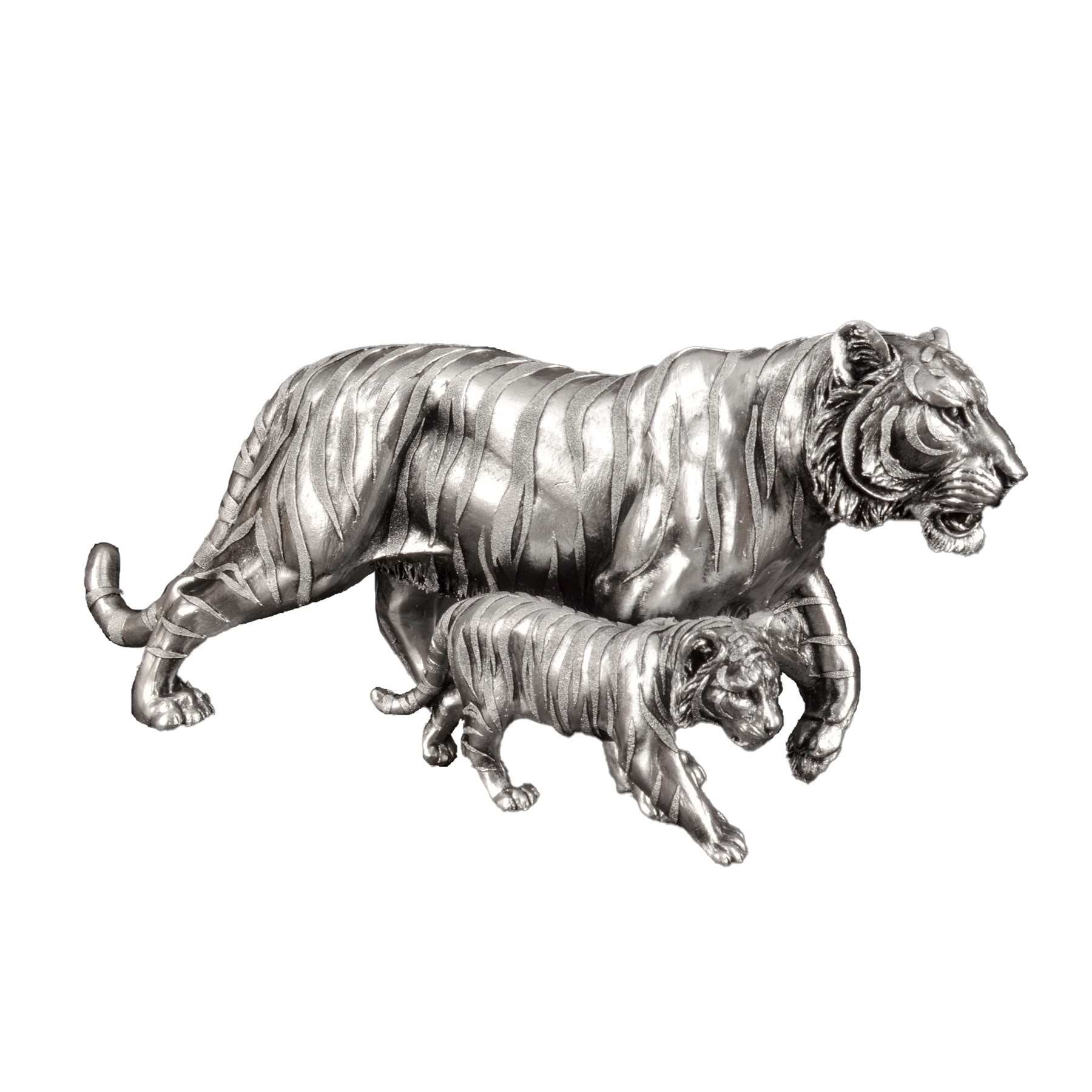 Silver Tiger Mom+Baby