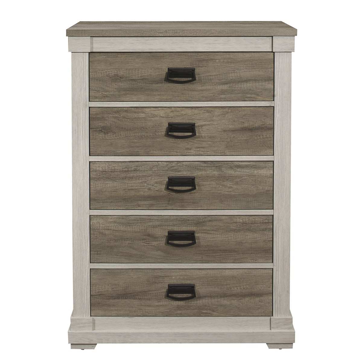 Arcadia Wooden Chest White & Weathered Gray 1677