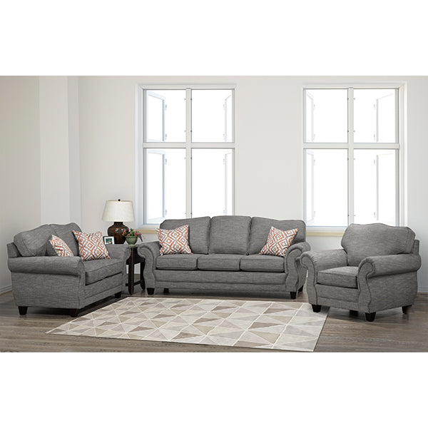 Canadian Made Sofa Set in Arbour Grey 1683