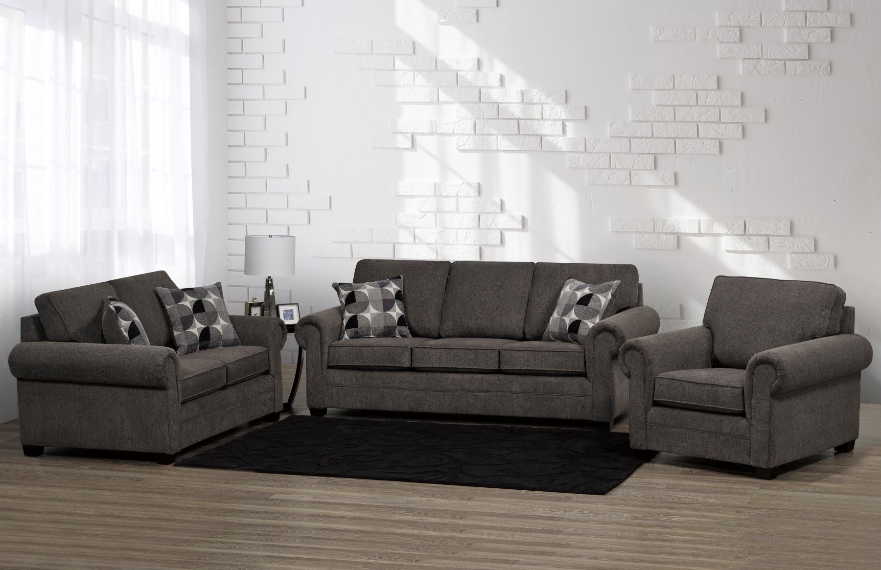 Canadian Made El Khaki Loveseat 1699