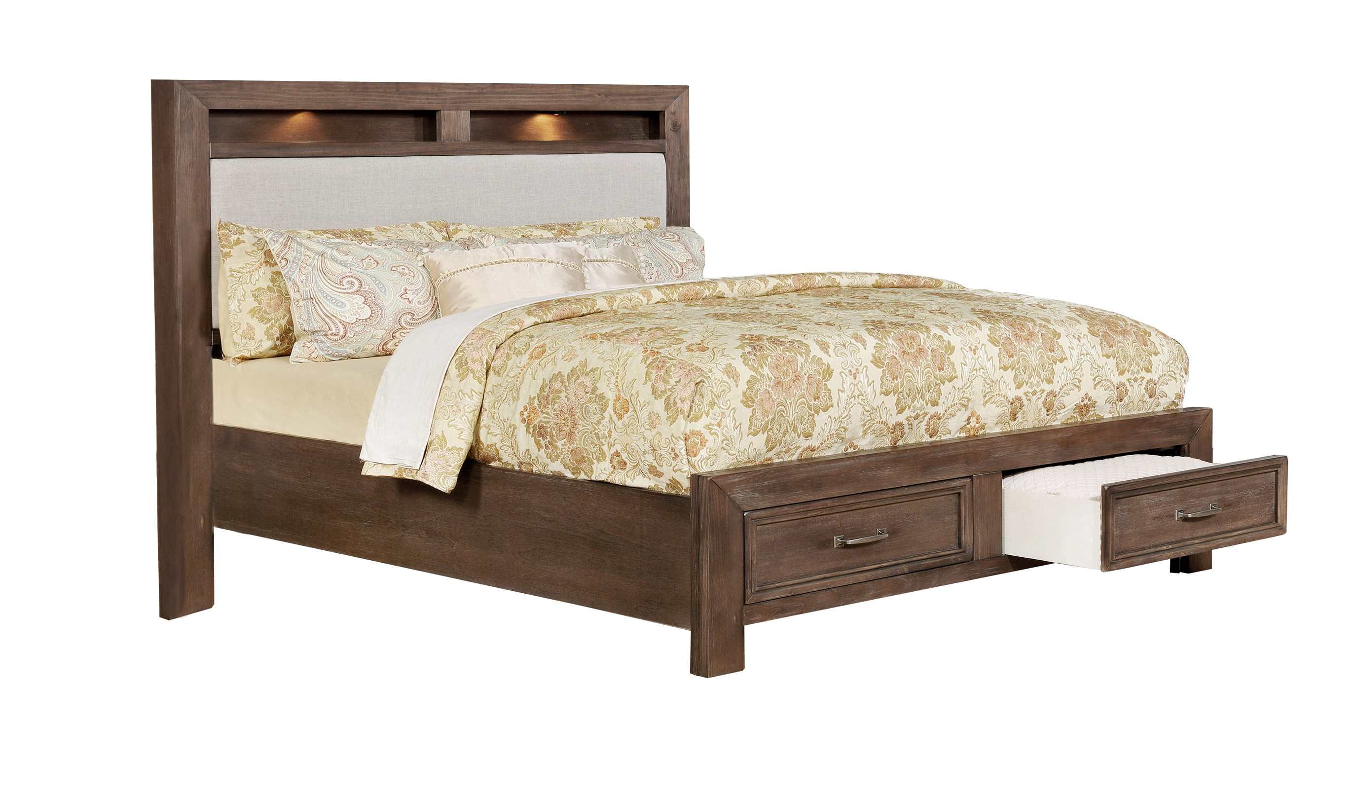 Darcy Bed Dark Oak 1700