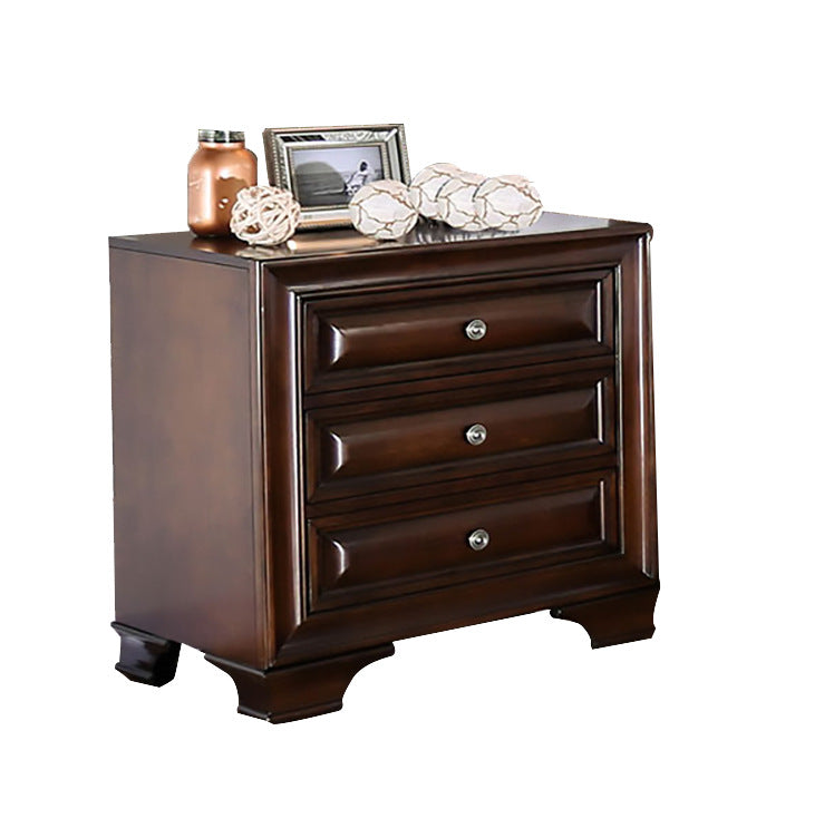 Milton Bedroom Set Cherry Brown 1701