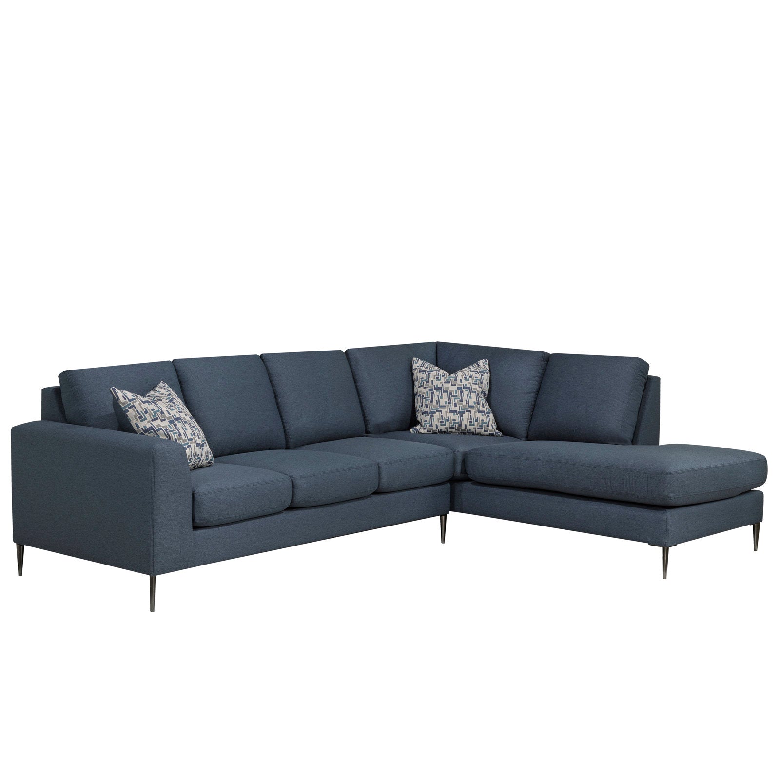 Canadian Made Jargon Ocean Sectional Sofa 9865