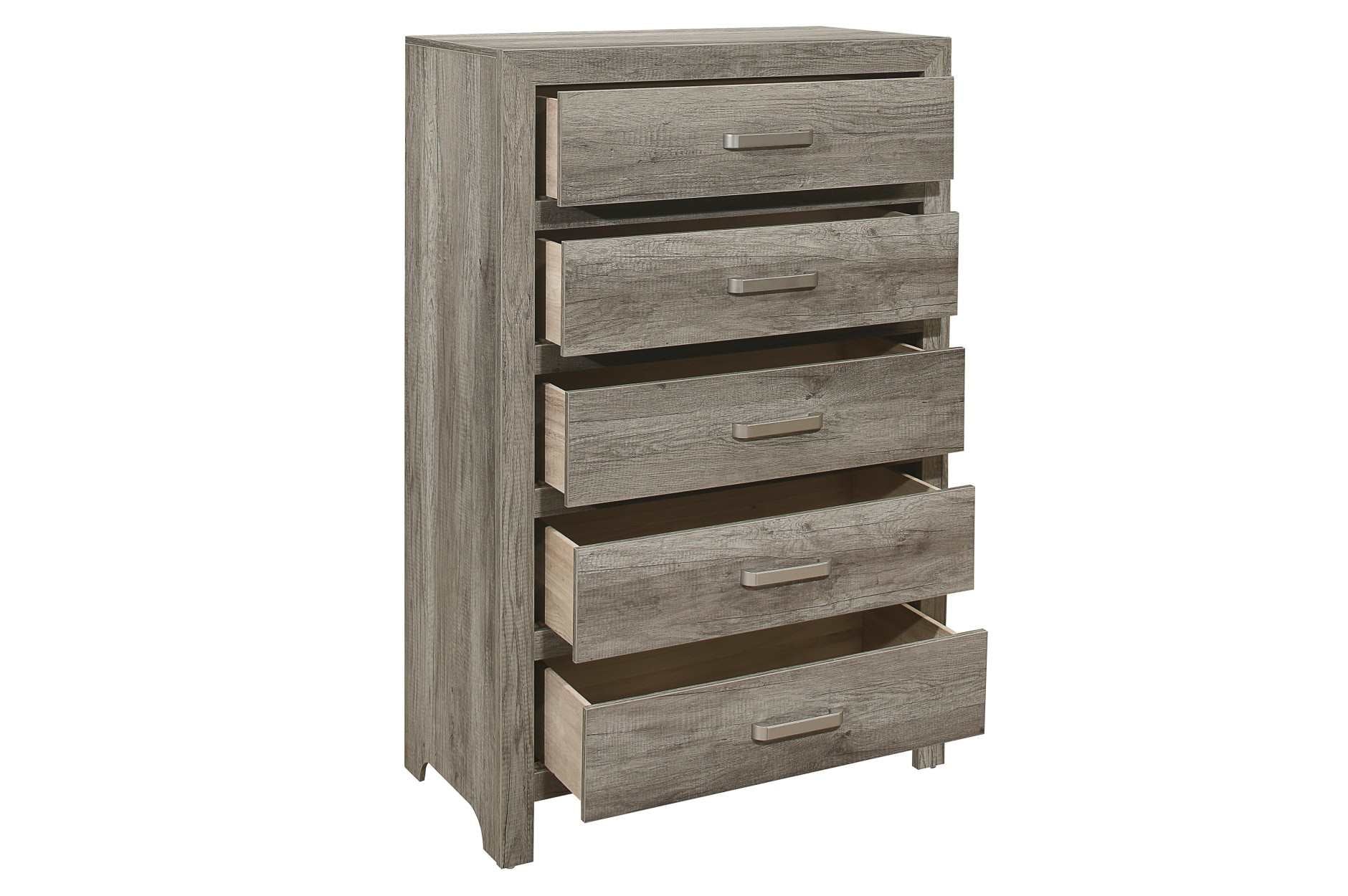 Grey Mandan Wooden Chest 1910GY