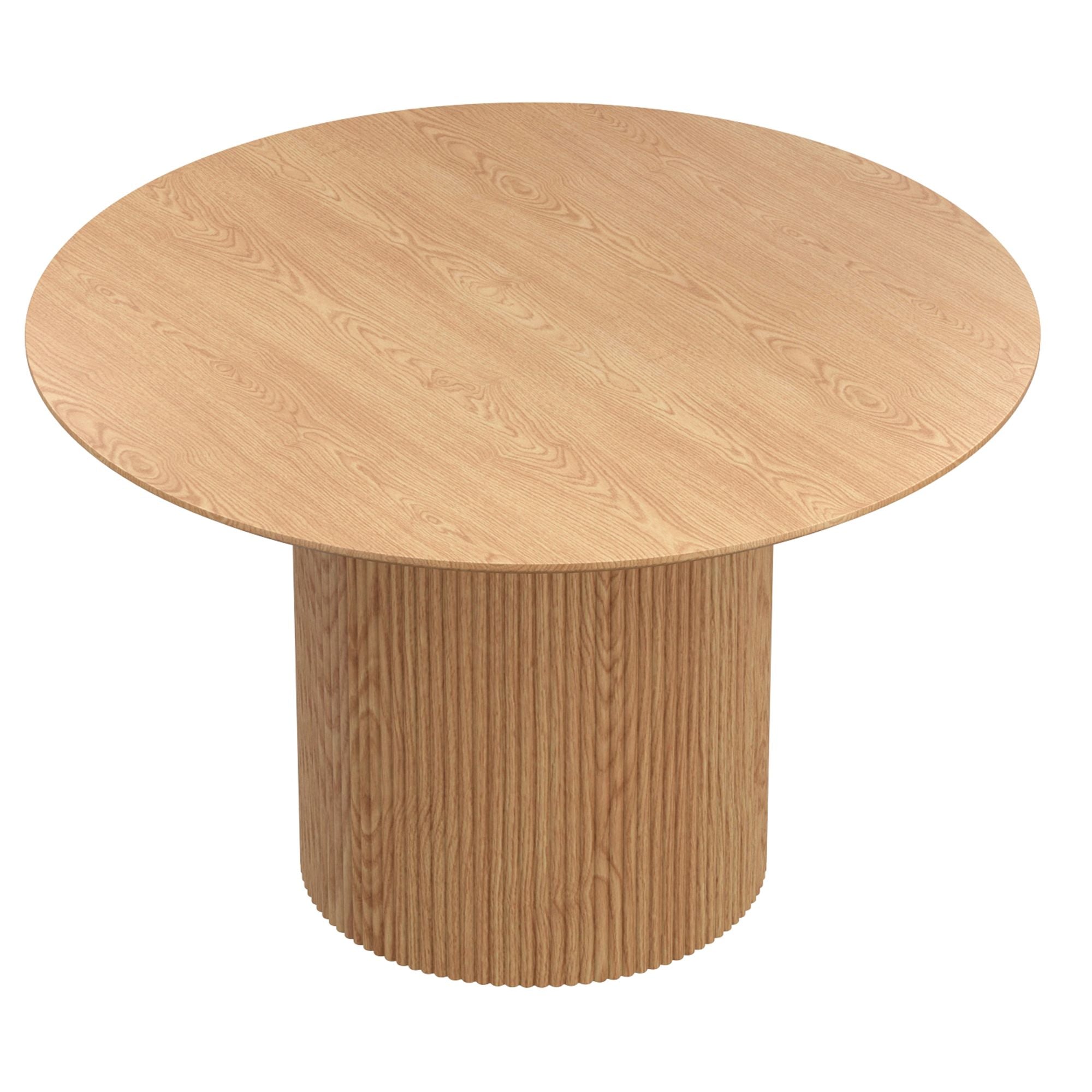 Tovas Wooden Round Dining Table in Natural 201-782NAT