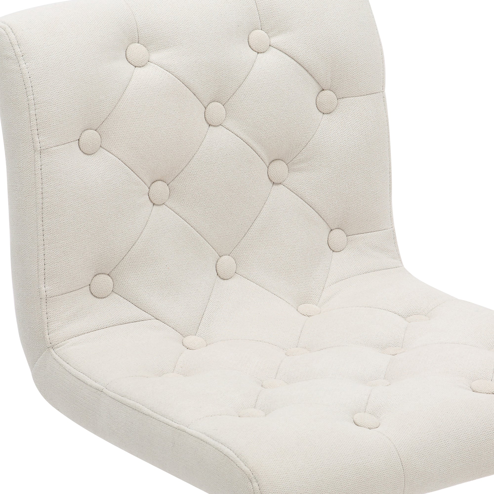 Dex Adjustable Air Lift Stool, Set of 2 in Beige and Black 203-153BG