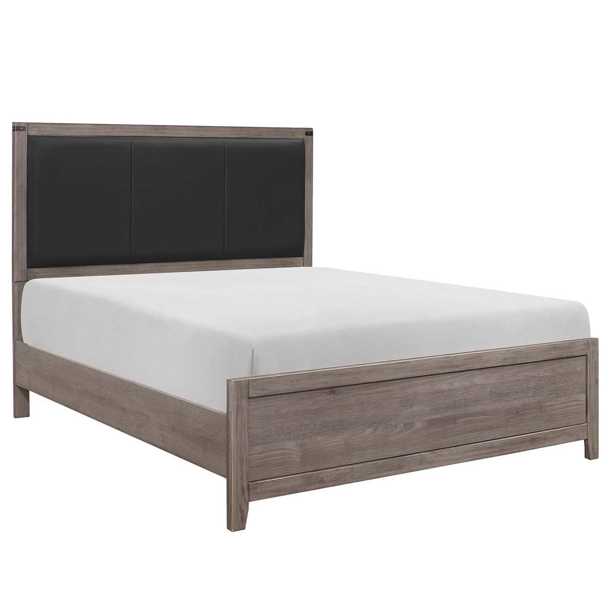 Woodrow Brownish Gray Finish Bedroom Set 2042