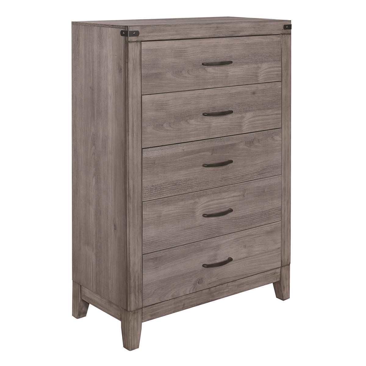Woodrow Brownish Gray Finish Bedroom Set 2042