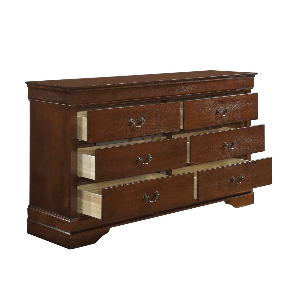 Mayville Wooden Bedroom Set Brown Cherry 2147