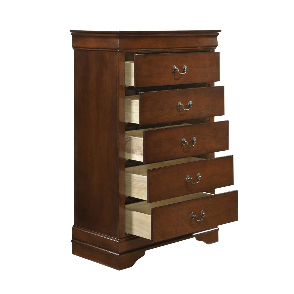 Mayville Wooden Chest Brown Cherry 2147