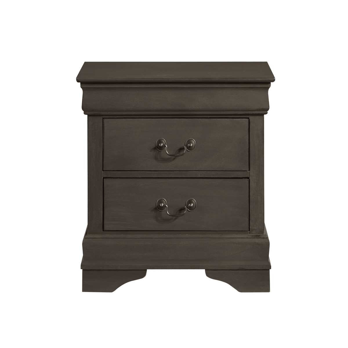 Mayville Wooden Night Stand Grey 2147SG