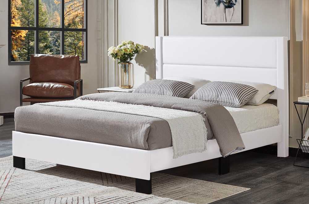 Platform Bed White T 2175