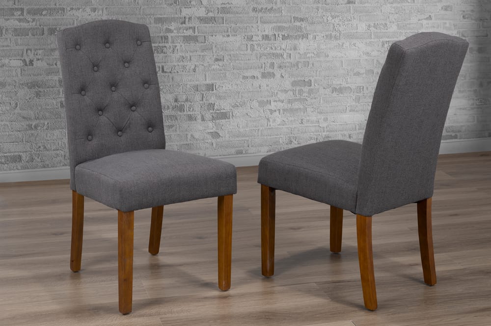 Wooden Dining Table With 4 Chairs Charcoal T 3038 / T 256