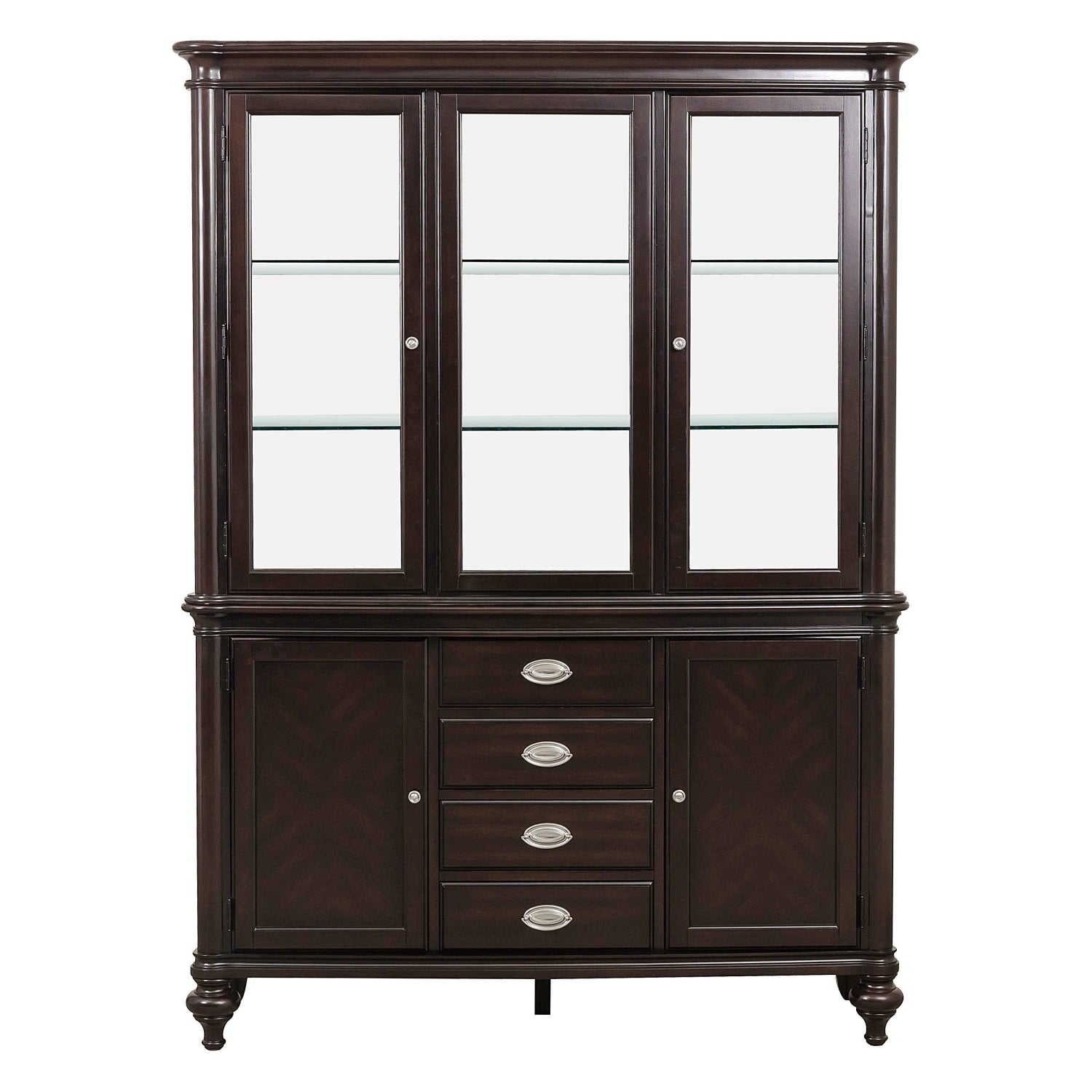 Dark Cherry Buffet & Hutch