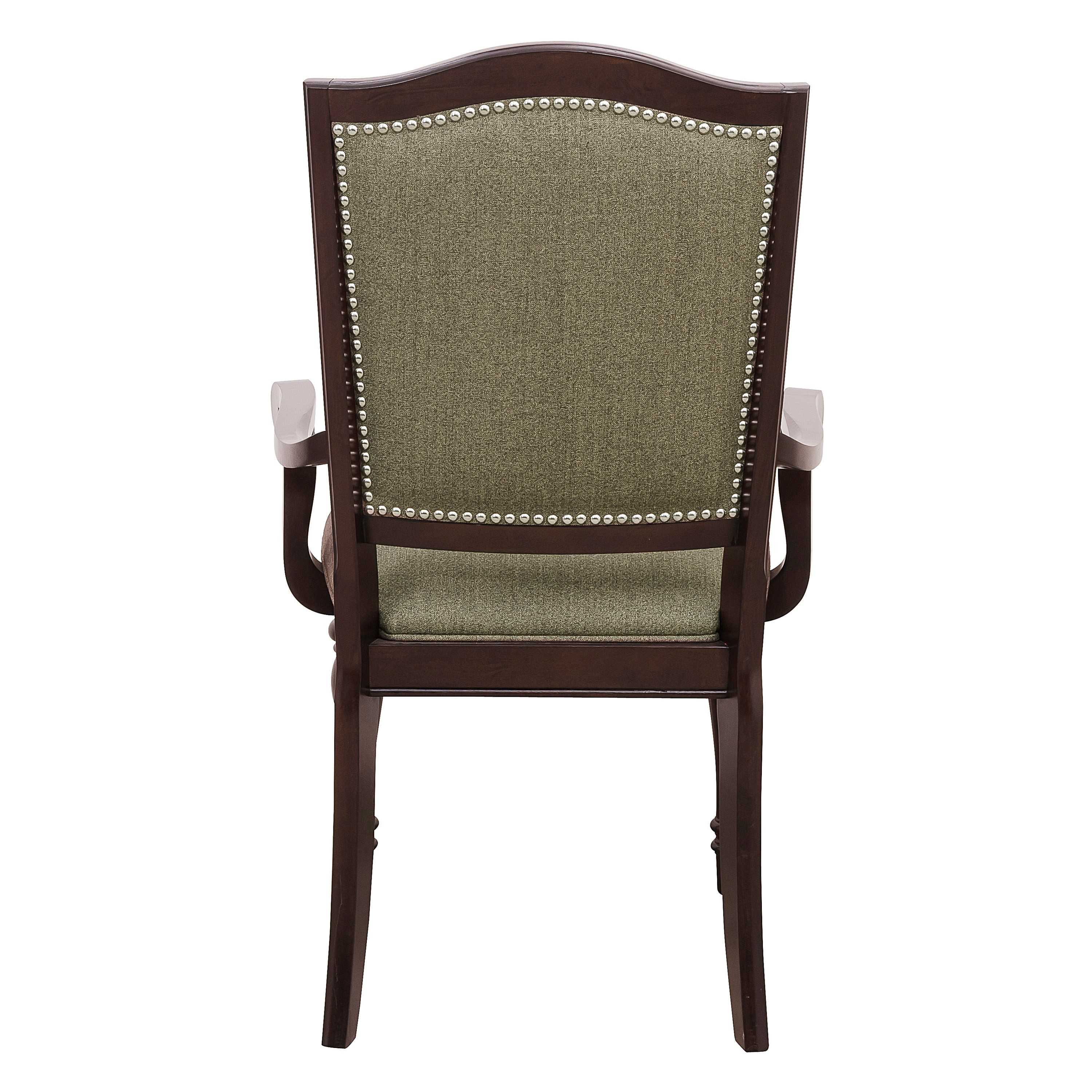 Marston Dark Cherry Arm Chair Set Of 2 2615