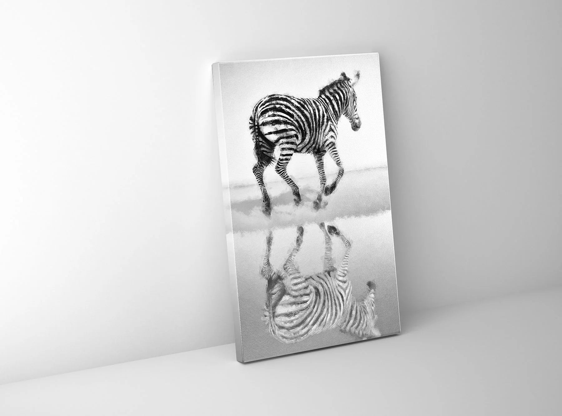 Zebra Canvas Art 36" x 48"