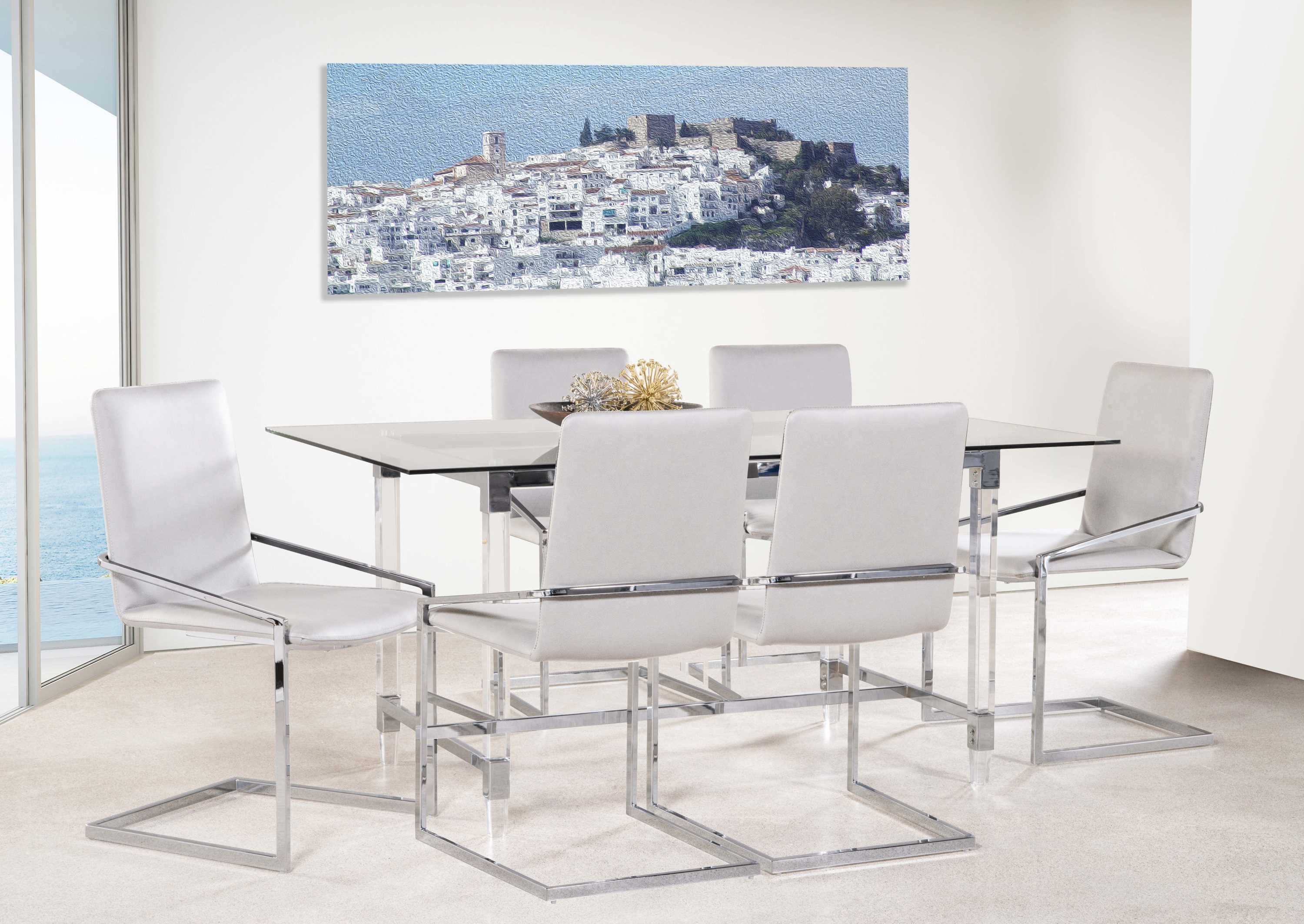 Lyrica Dining Collection White 3656-64