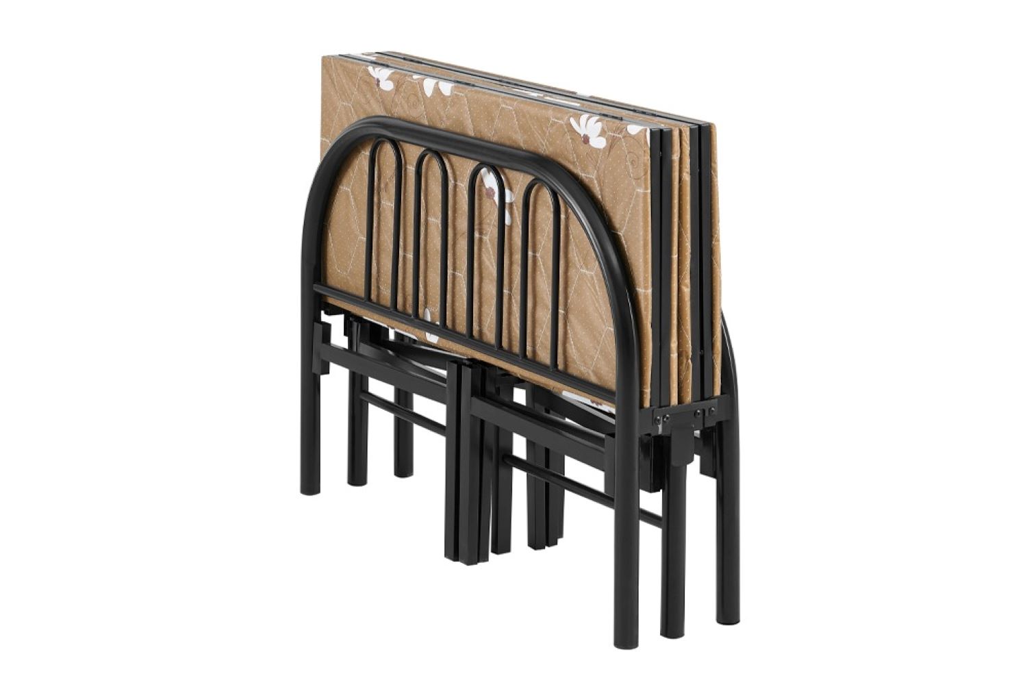 39″ Black Tri-Fold Bed 665