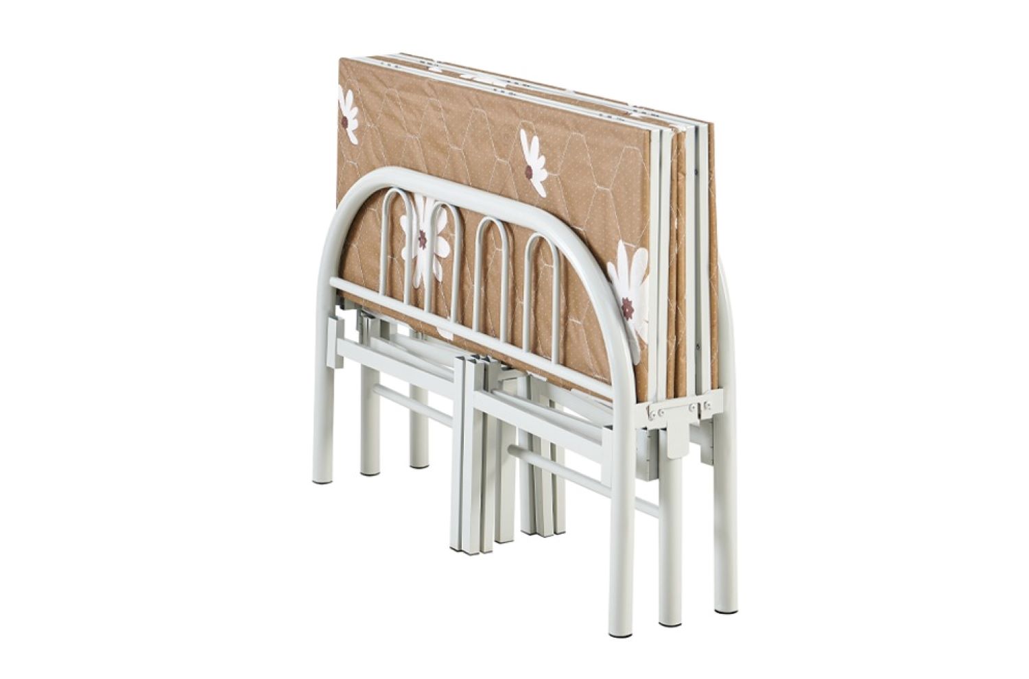 39″ White Tri-Fold Bed 665