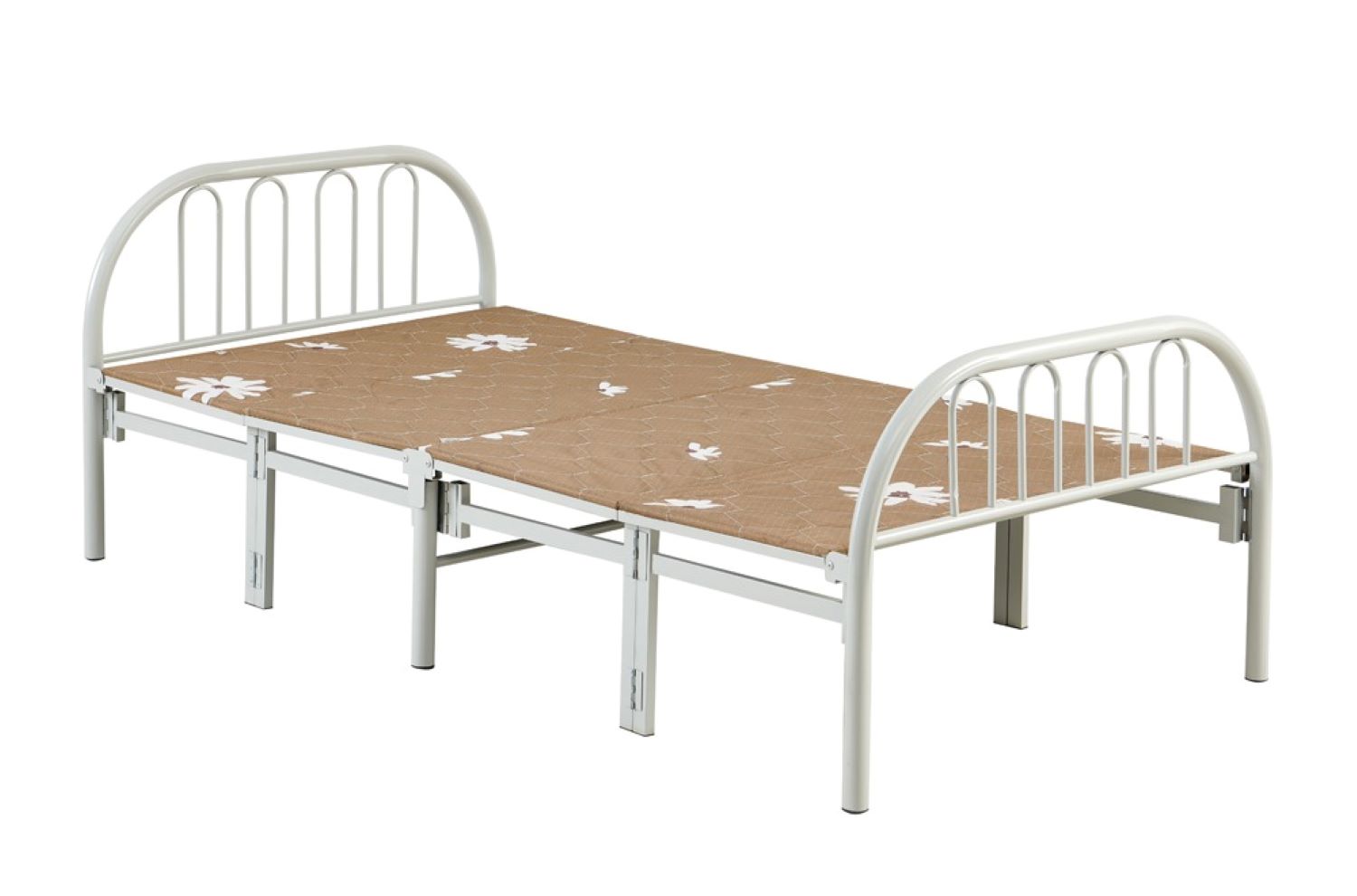 39″ White Tri-Fold Bed 665