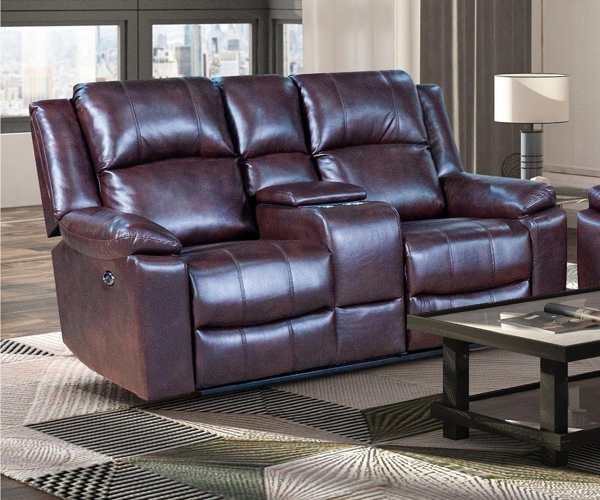 Cassia Power Recliner 2PC Sofa Set 2359 Brown