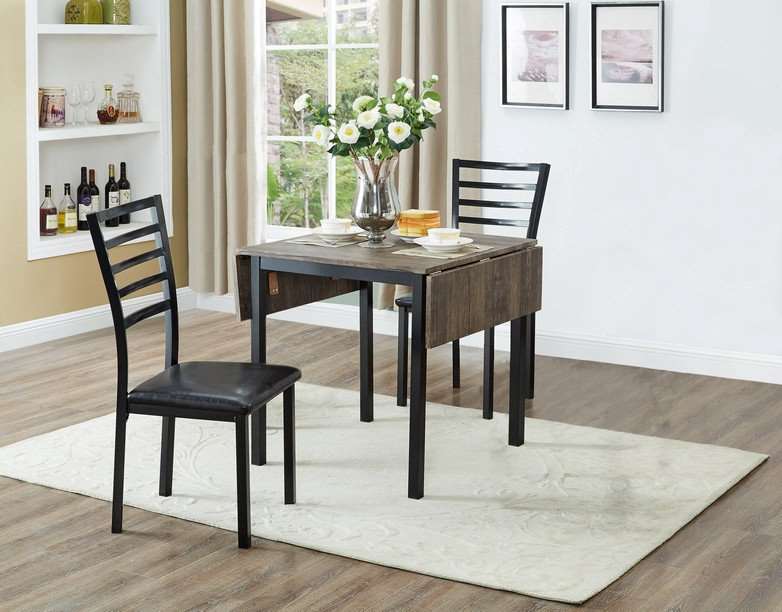 Distressed Wooden Dining Table Set 1023