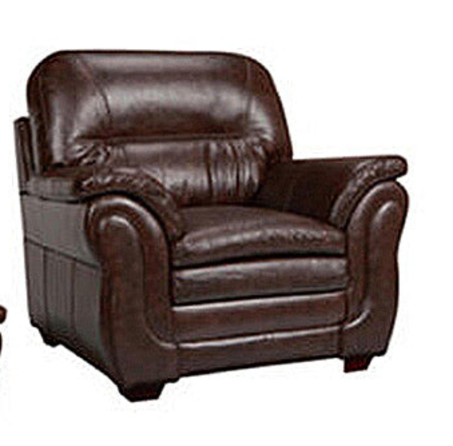 Canadian Made Leather Neptune Umber Chair 4000