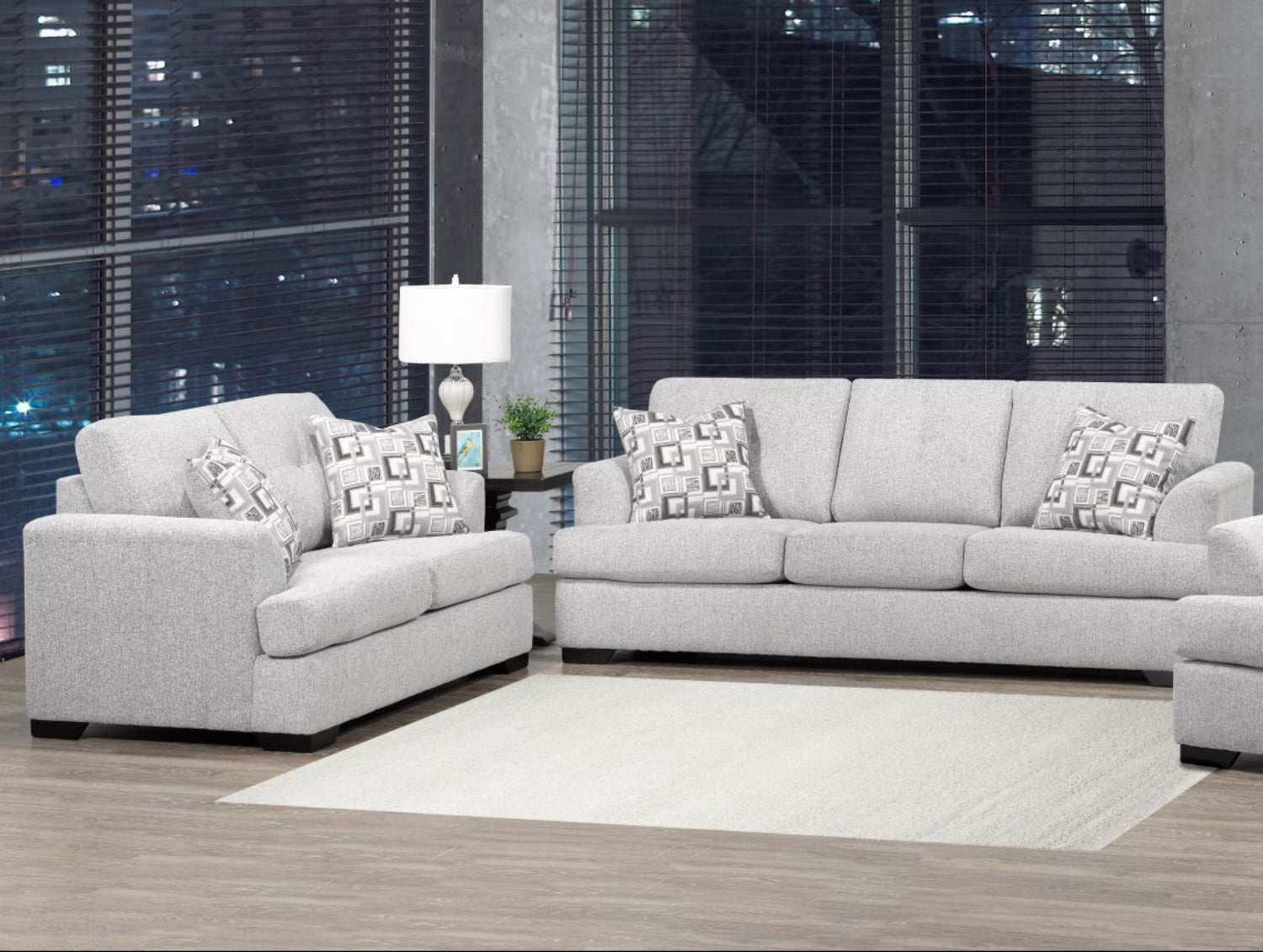 Canadian Made Fabric Loveseat Flair 140 4145