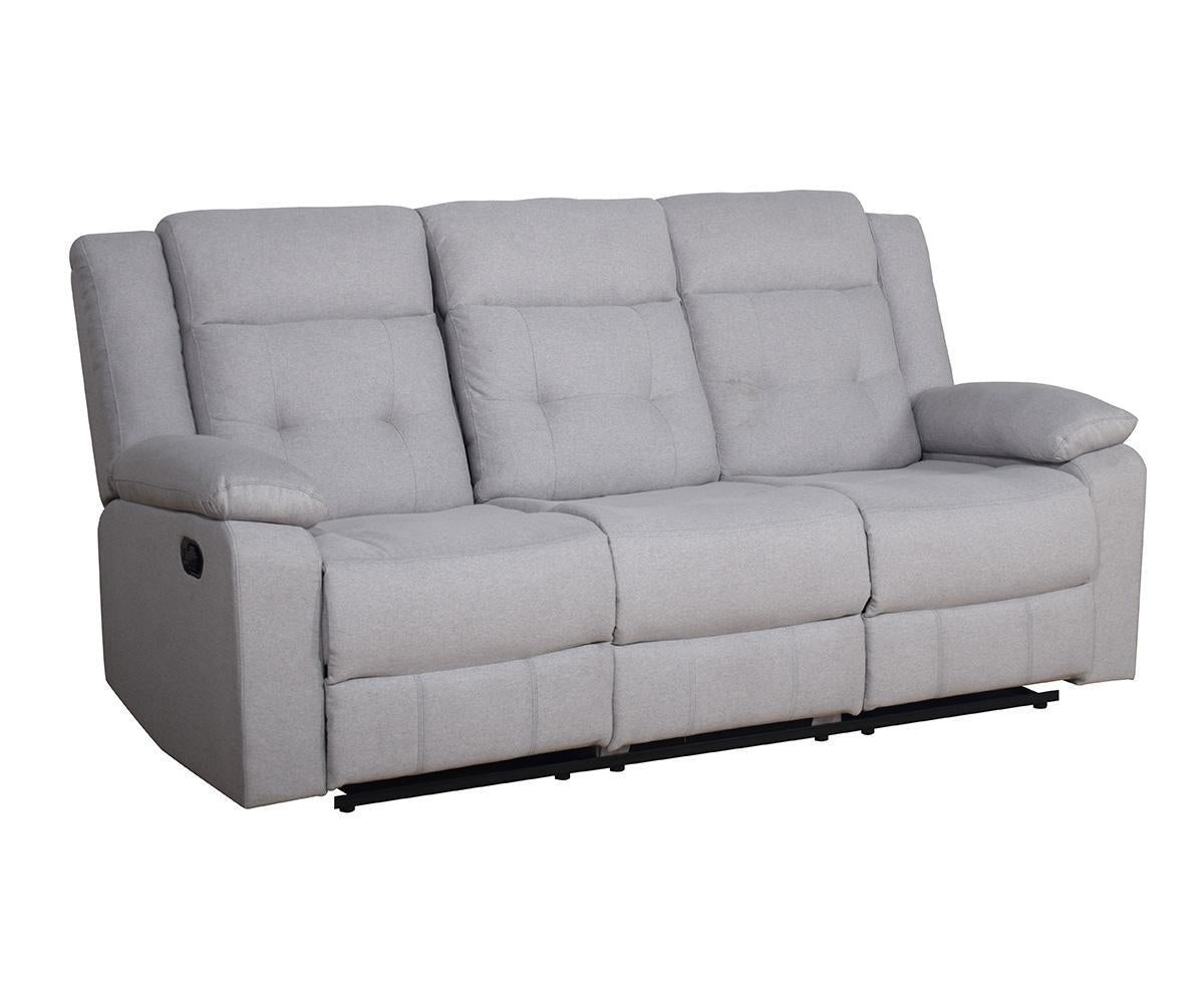 Winstone Grey Fabric Recliner Sofa Set 4965