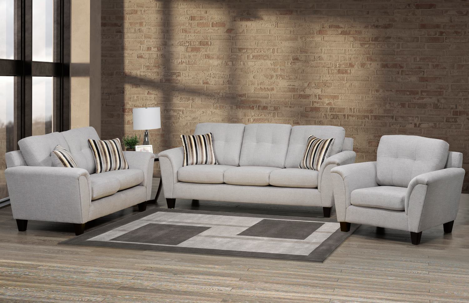 Canadian Made Roma Platinum Sofa Collection 4325