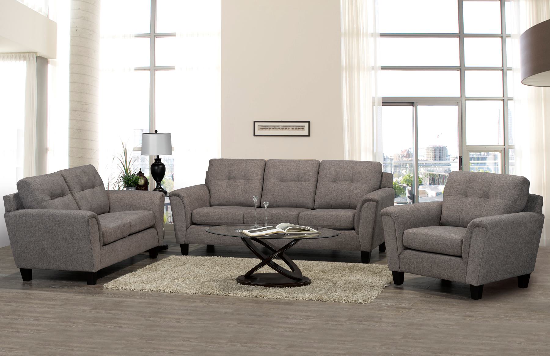 Canadian Made Roma Cocoa Sofa Collection 4325