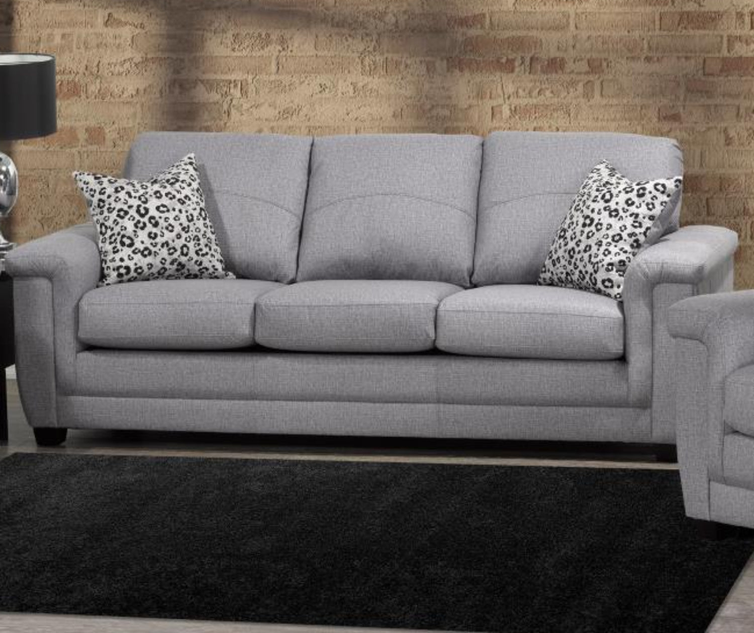 Canadian Made Trapeze 60 Fabric Sofa 4395