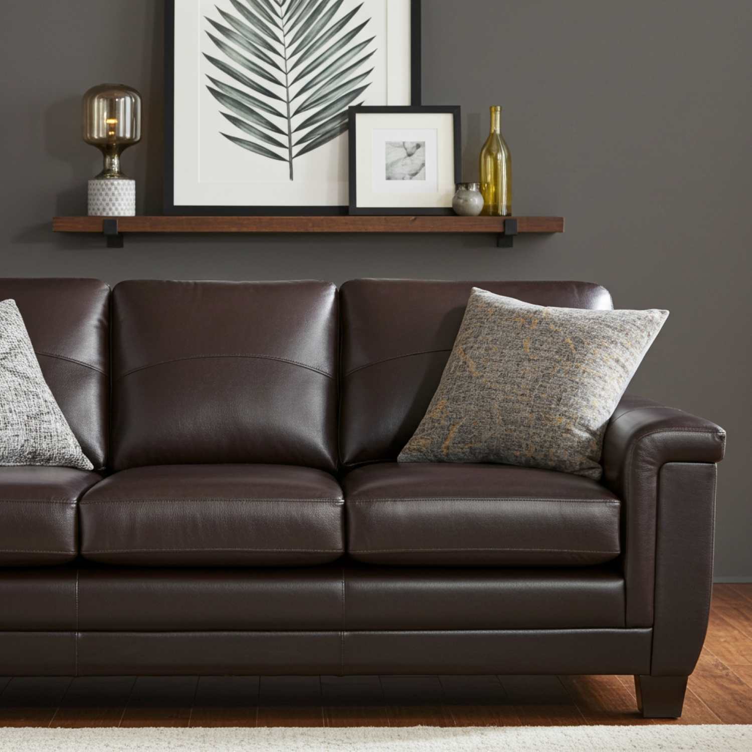 Canadian Made Zurick Cranberry Sofa Set 4395