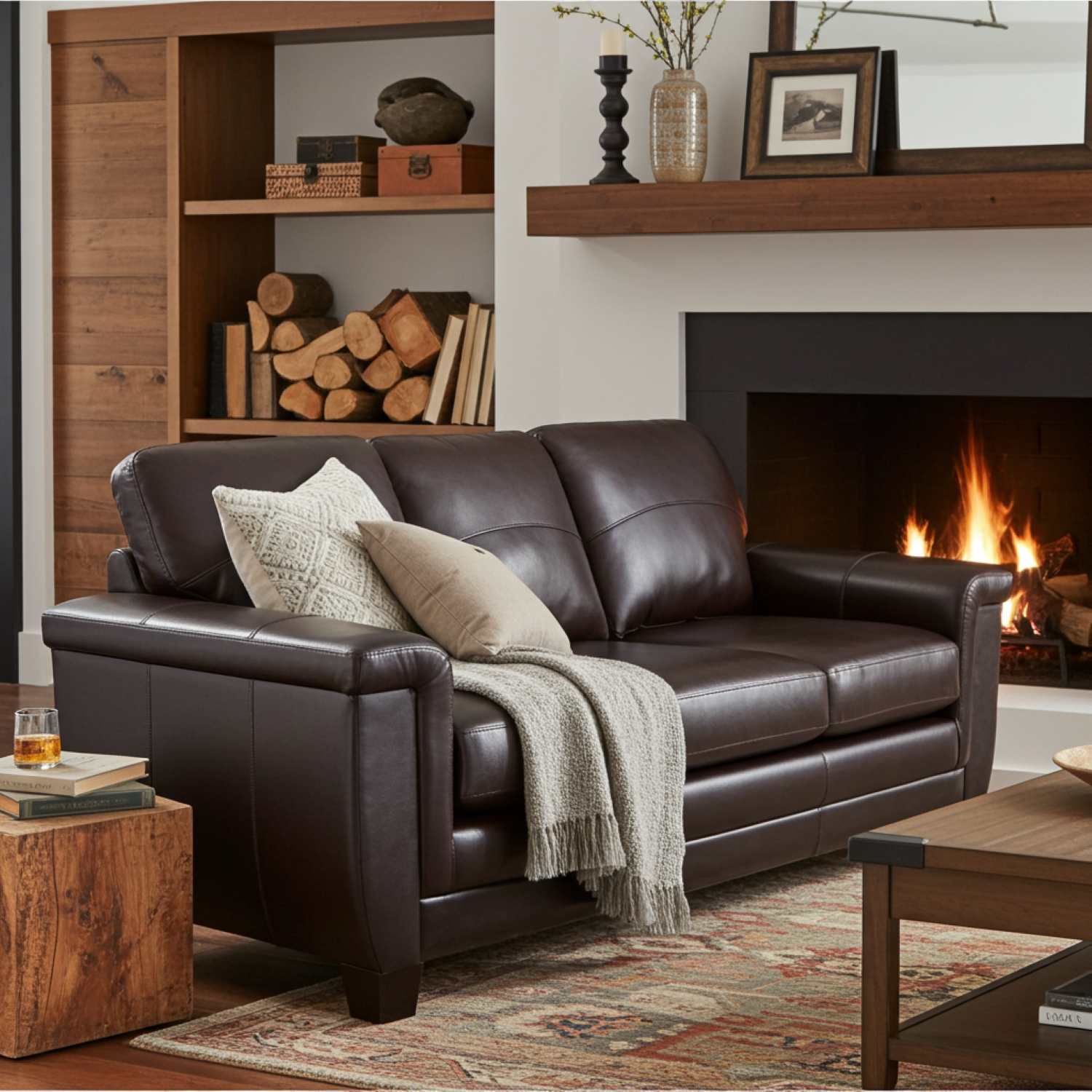 Canadian Made Zurick Cranberry Sofa Collection 4395