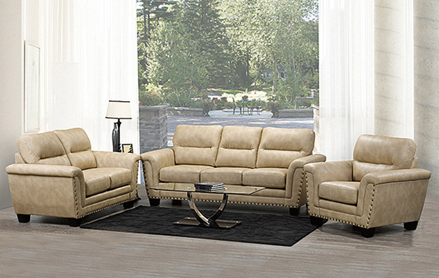 Canadian Made Bedford Oat Loveseat 4415