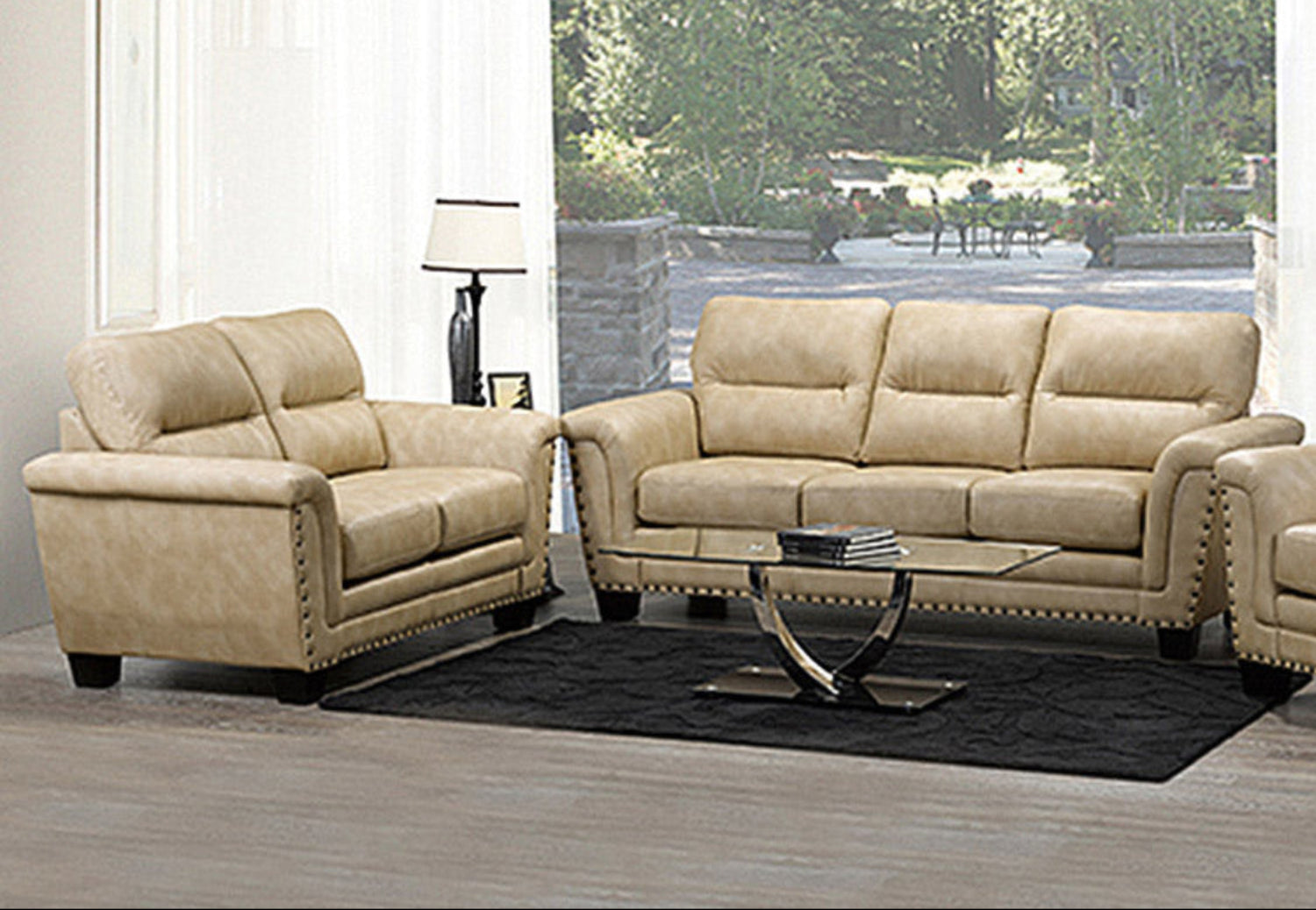 Canadian Made Bedford Oat Loveseat 4415