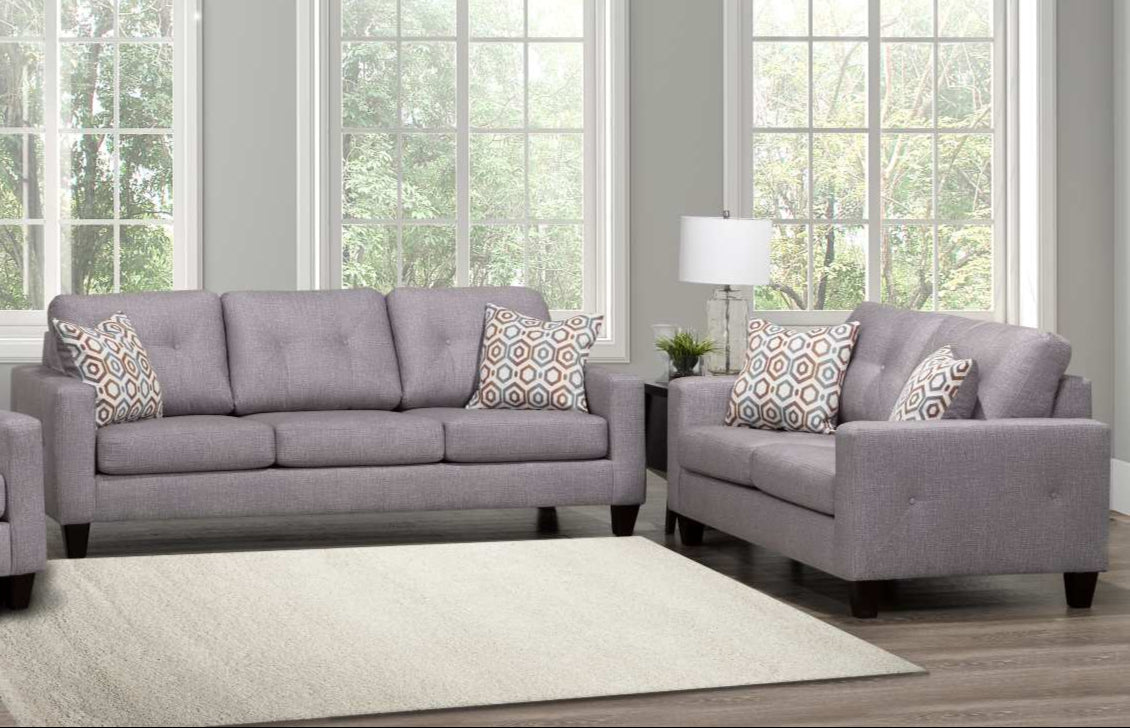 Canadian Made Hurman Grey Sofa Set 4442