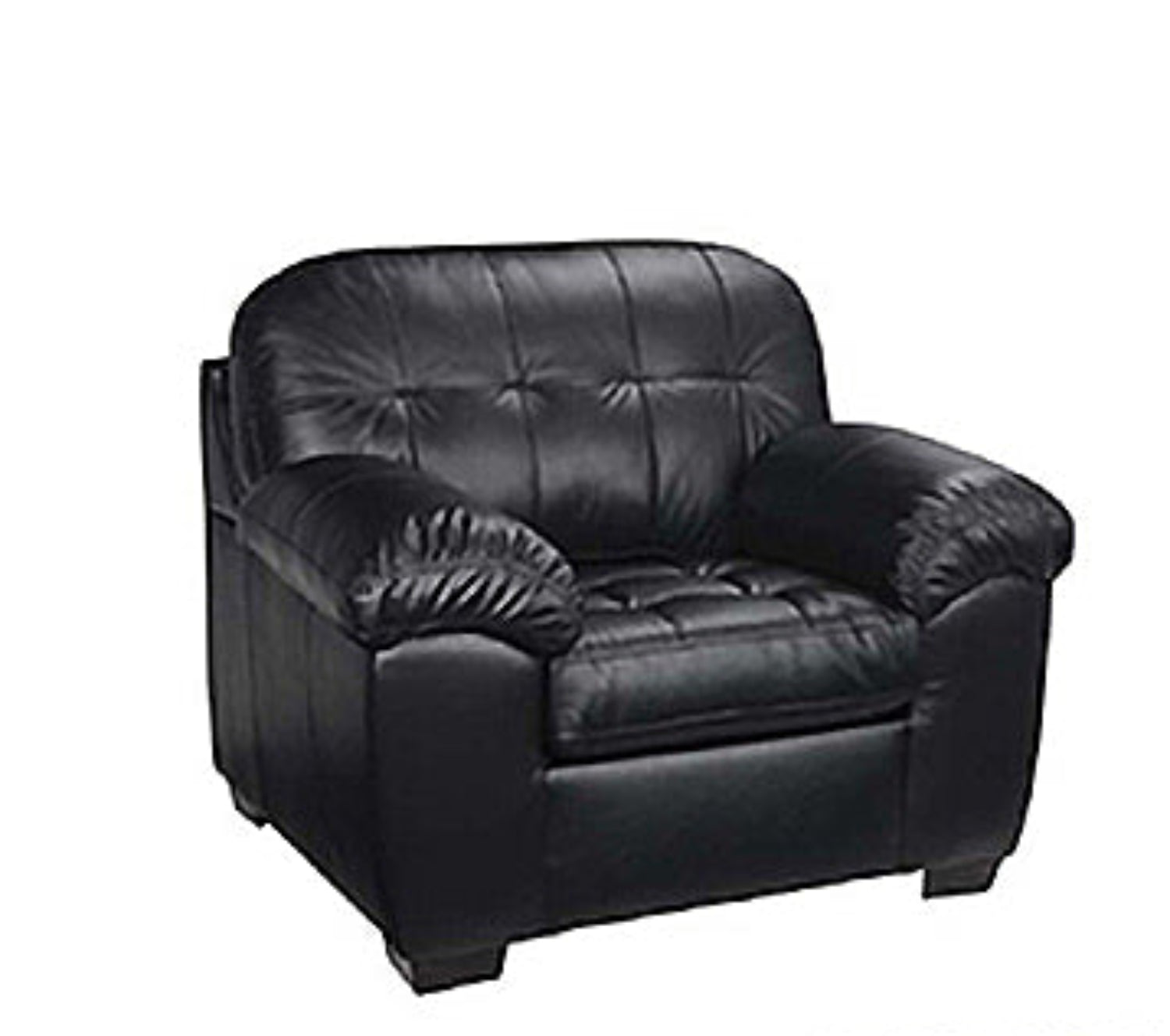 Canadian Made Genuine Leather Zurick Black Chair 4800