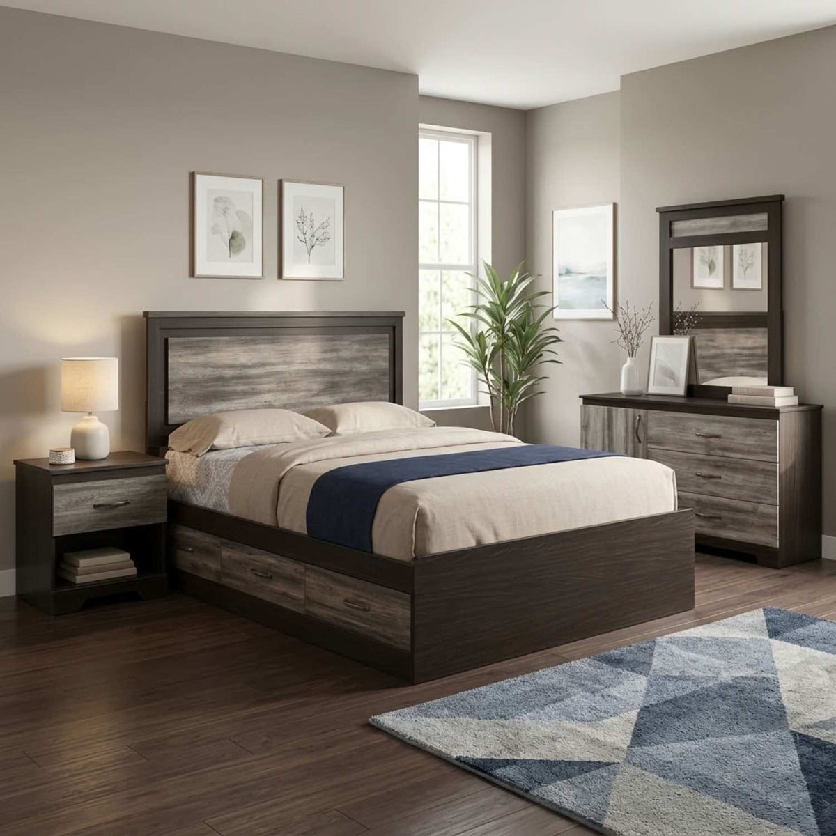 5020/1100 Canadian Made 6pc Bedroom Set