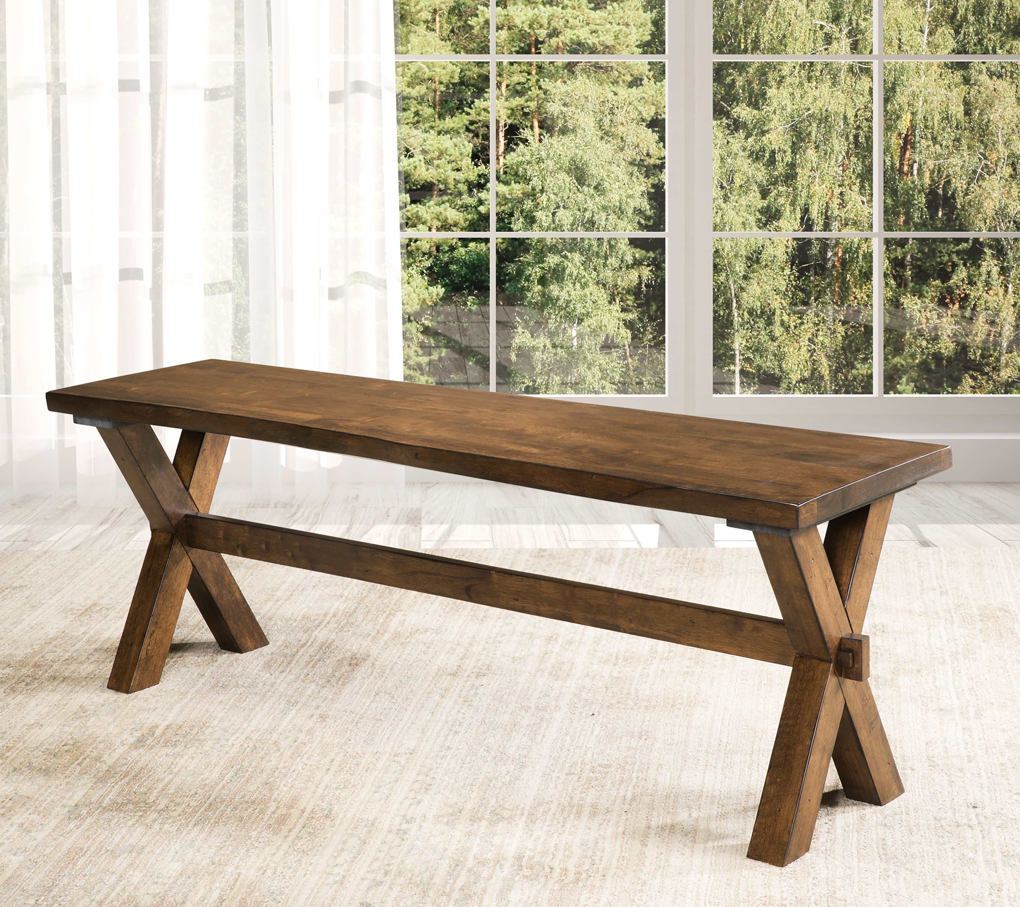 Sansa Warm Oak Wooden Bench 5020