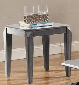 Grey Wooden End Table 5134