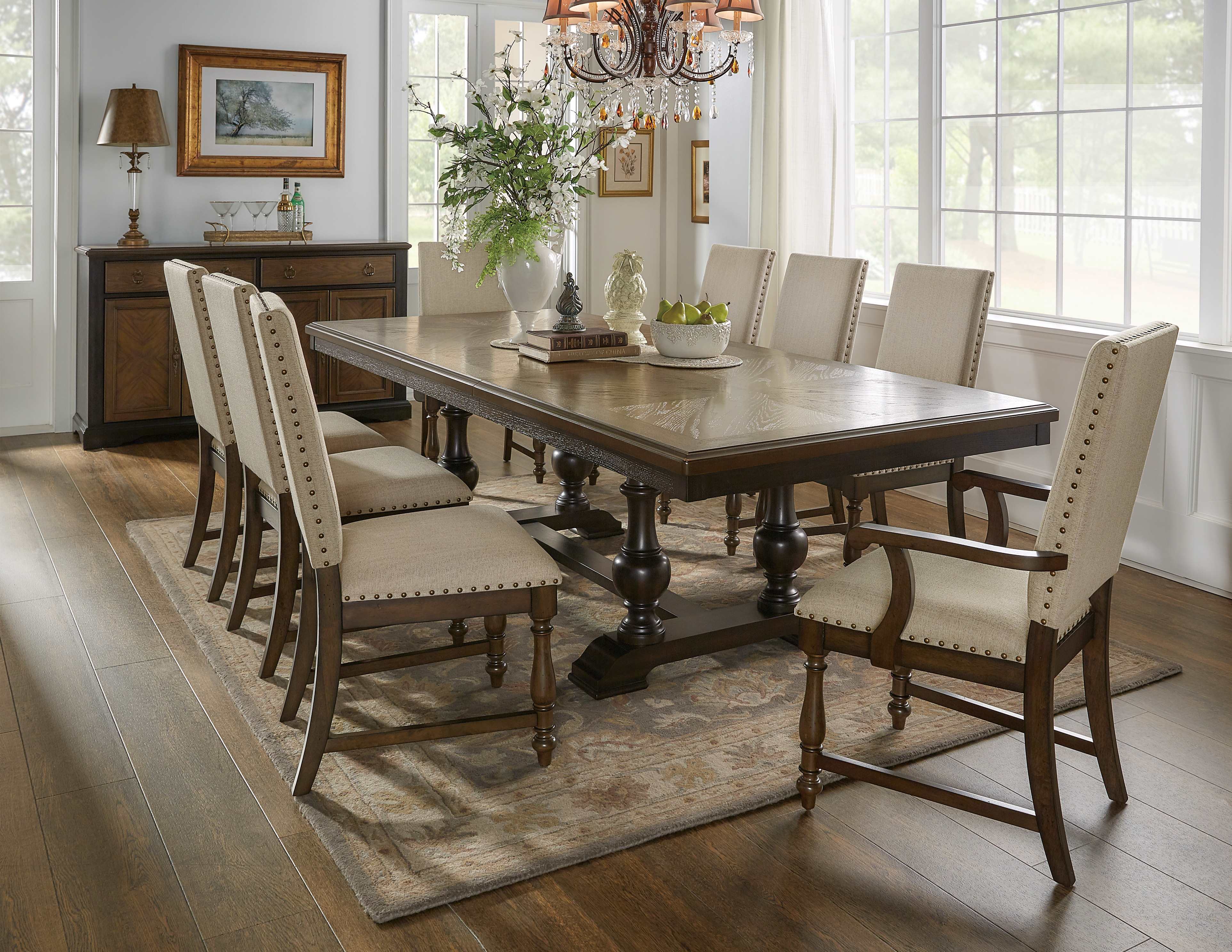 Stonington Wooden Extendable Dining Set 5703