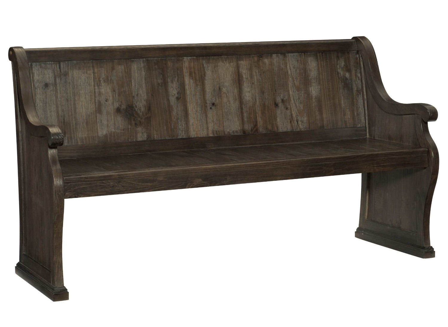 Brown Wooden bench