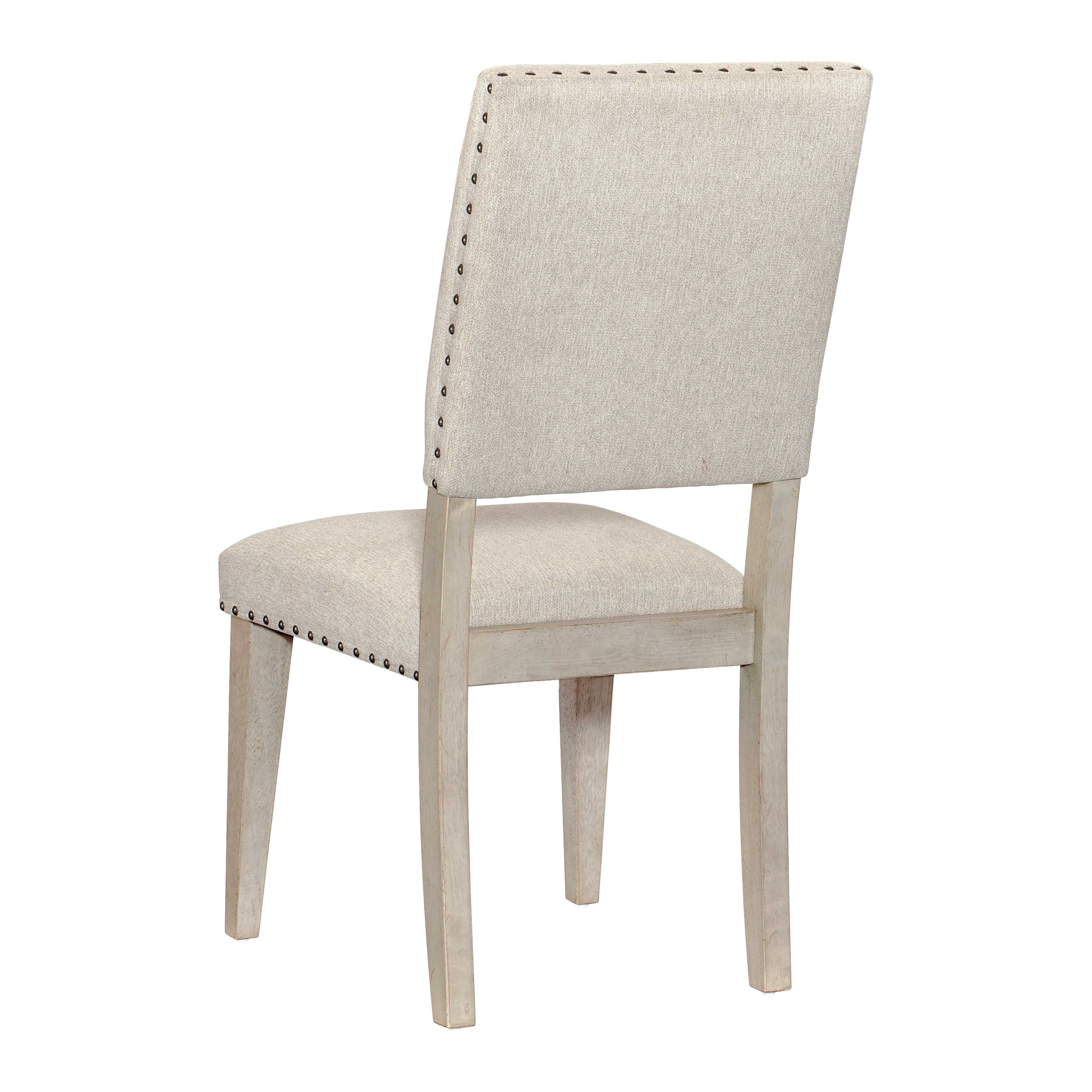 Fallon Weathered Beige Finish Dining Set 5814