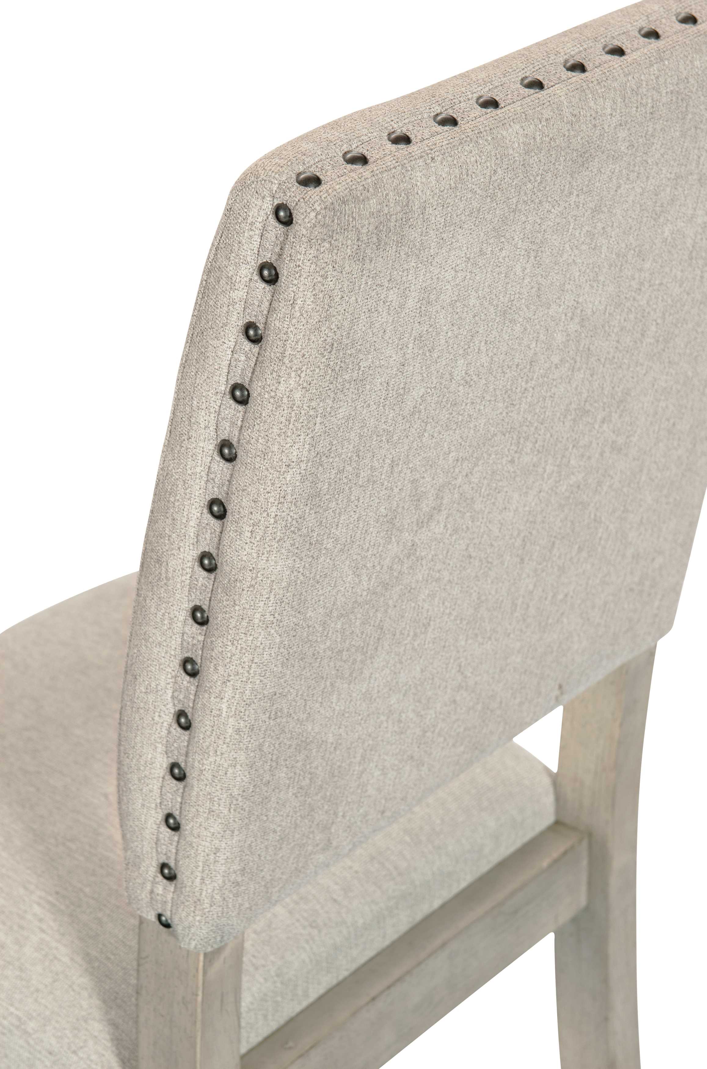 Fallon Weathered Beige Finish Dining Set 5814